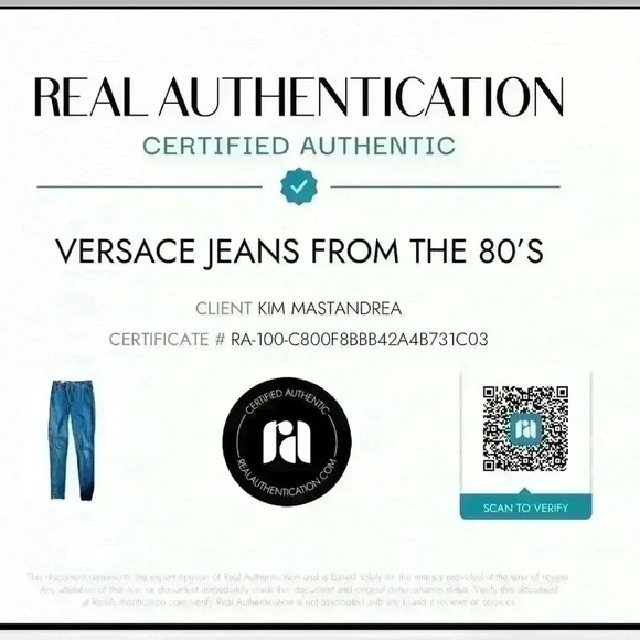 Versace Sz 4 Vintage 80's pantalone Rare Whiskered Jeans Avant Garde Designer - Picture 16 of 16